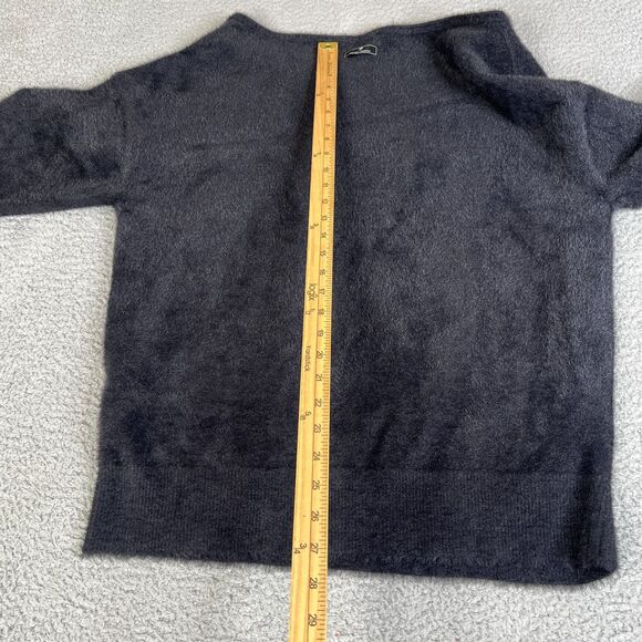 Gymshark x Whitney Simmons Sweater Womens M Black Oversized Eyelash Knit Fuzzy - Picture 6 of 10